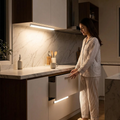 Motion Sensor Under Cabinet Light — USB Rechargeable, No Wiring, 3 Colour Modes