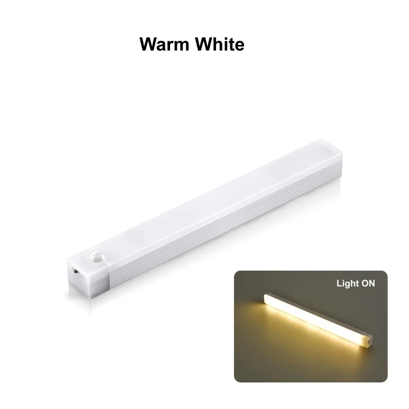 Motion Sensor Under Cabinet Light — USB Rechargeable, No Wiring, 3 Colour Modes