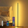 Smart RGB Corner Floor Lamp — 16 Million Colours, Music Sync, App & Remote Control, 150cm